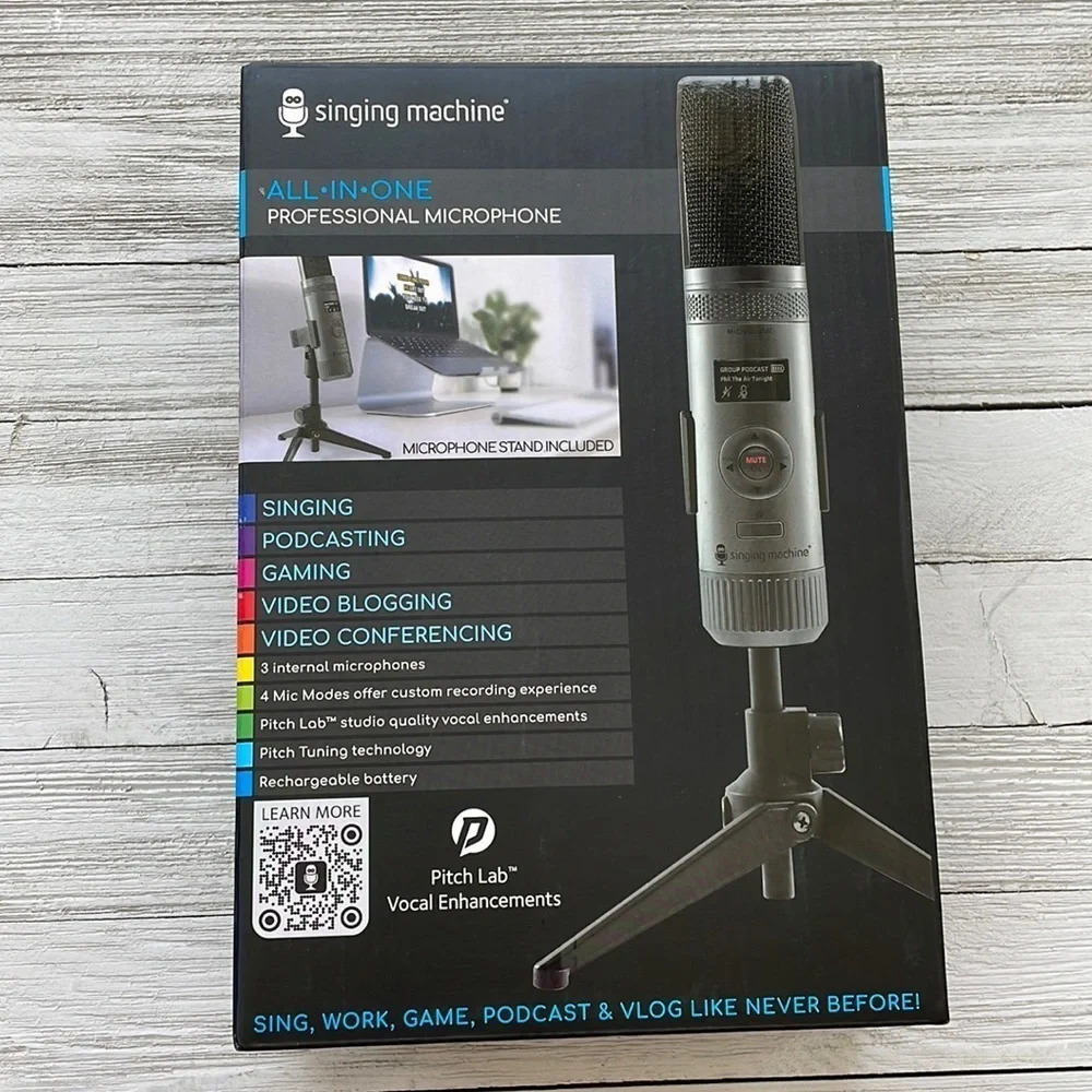 ✨ Singing Machine All in One Professional Microphone